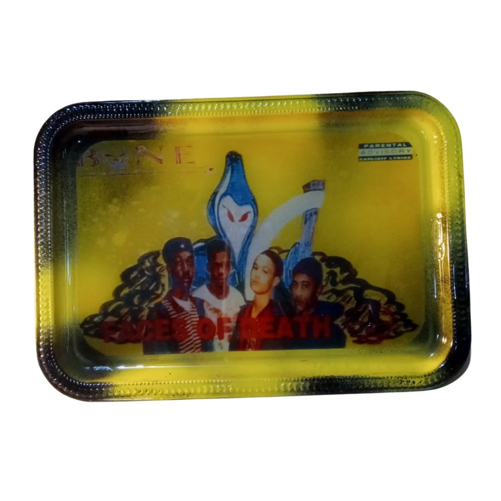 Faces Of Death Decorative Tray